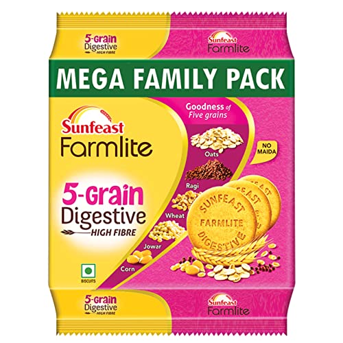 Sunfeast Farmlite 5 Grain Digestive Biscuit High Fibre Biscuit