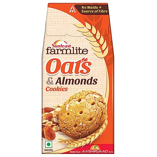 Sunfeast Farmlite Oats with Almonds cookies Biscuits