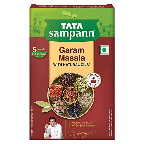 Tata Sampann Garam Masala with Natural Oils, Crafted by Chef Sanjeev Kapoor