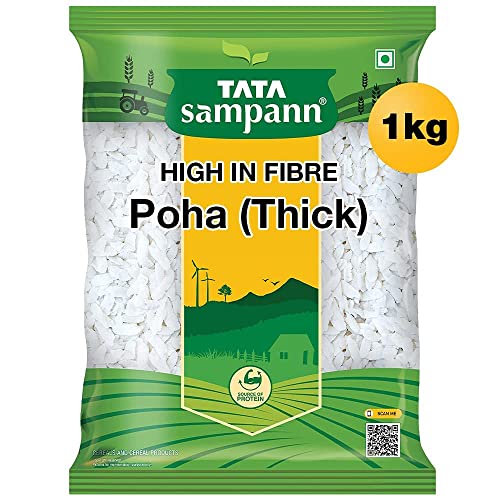 Tata Sampann High in Fibre White Thick Poha