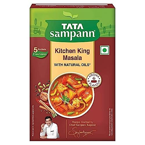 Tata Sampann Kitchen King Masala with Natural Oils, Crafted by Chef Sanjeev Kapoor