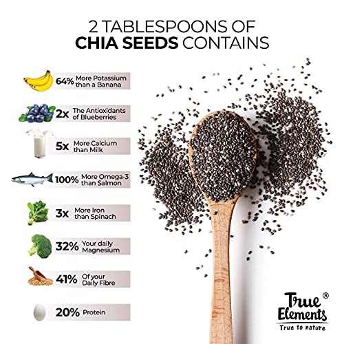 True Elements Chia Seeds, 150gm (Pack of 2)