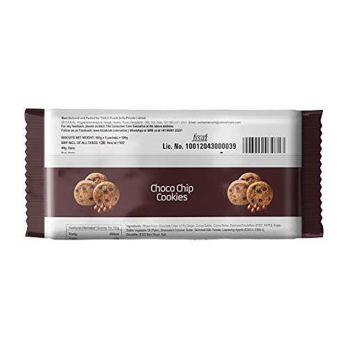 Unibic Choco Chip Cookies Super Saver Pack, 500gm (Pack of 3)