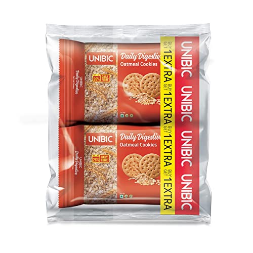 UNIBIC Oats Digestive Cookies, 150gm (Pack of 2)