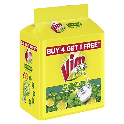 Vim Anti Smell Bar, 200gm (Pack of 5)