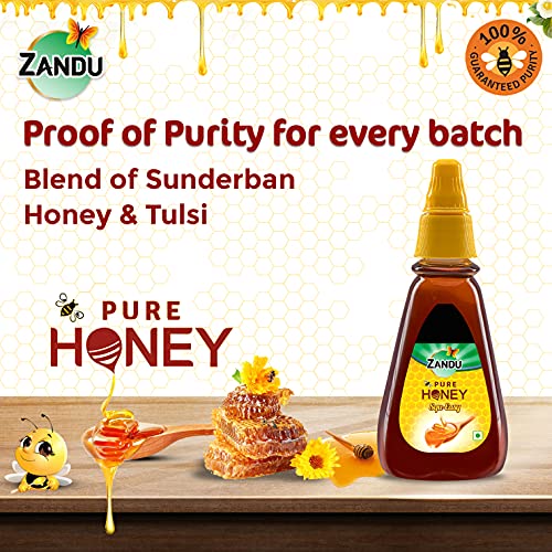 Zandu Pure Honey, 100% Purity, No Added Sugar, 400gm (Pack of 2)