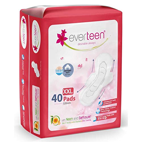 Everteen XXL Soft Neem-Safflower Sanitary Pads for Women