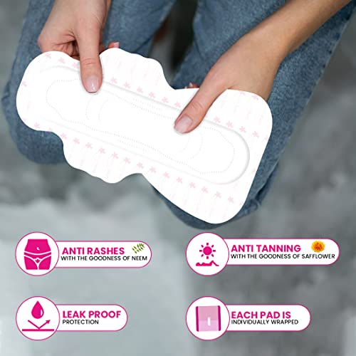 Everteen XXL Soft Neem-Safflower Sanitary Pads for Women