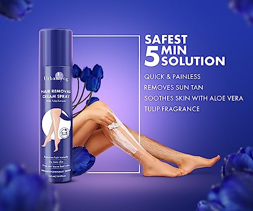 Urban yog Hair Removal Cream Spray for Women