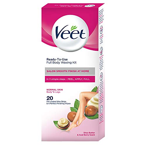 Veet Full Body Waxing Strips Kit for Normal Skin