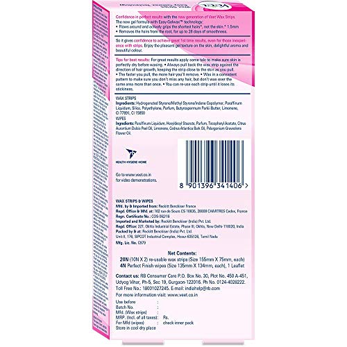 Veet Full Body Waxing Strips Kit for Normal Skin