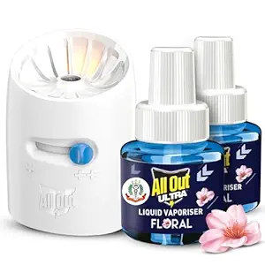 All Out Ultra Floral Liquid Vaporizer (Machine + 2 Refills)