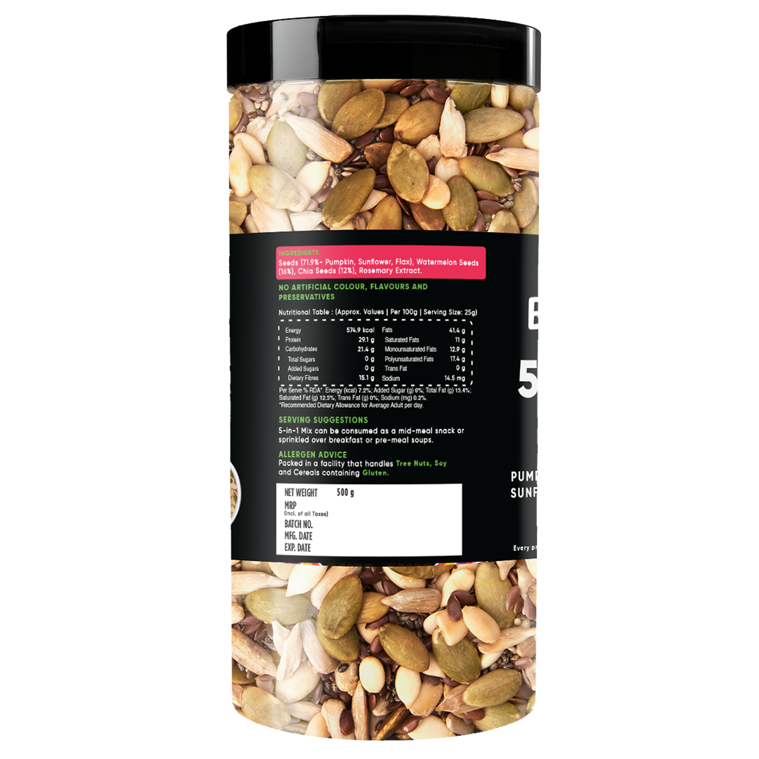 True Elements 5 in 1 Super Seeds Mix (30g Protein)