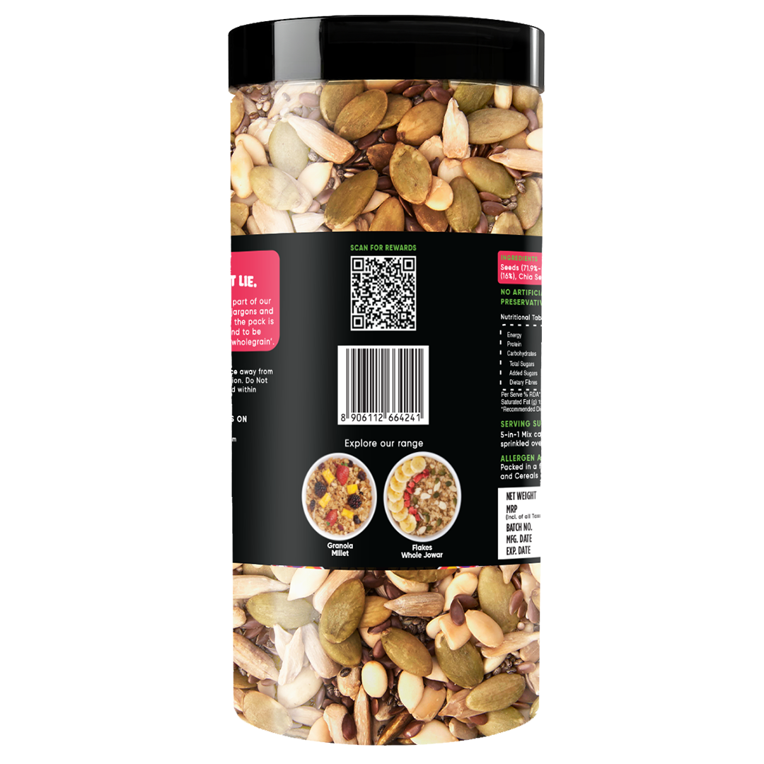 True Elements 5 in 1 Super Seeds Mix (30g Protein)