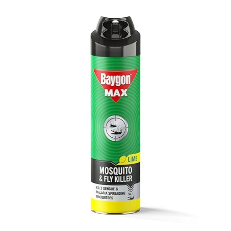 Baygon Max Mosquito and Fly Killer Spray - Lime Fragrance