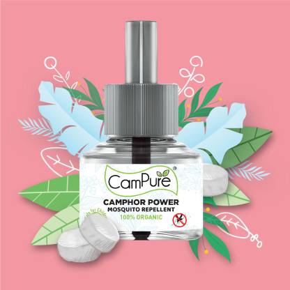 Mangalam CamPure Camphor Power Mosquito Liquid Vaporiser Refill (Pack of 3)
