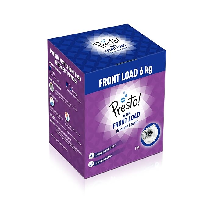 Amazon Brand - Presto Matic Front Load Detergent Powder