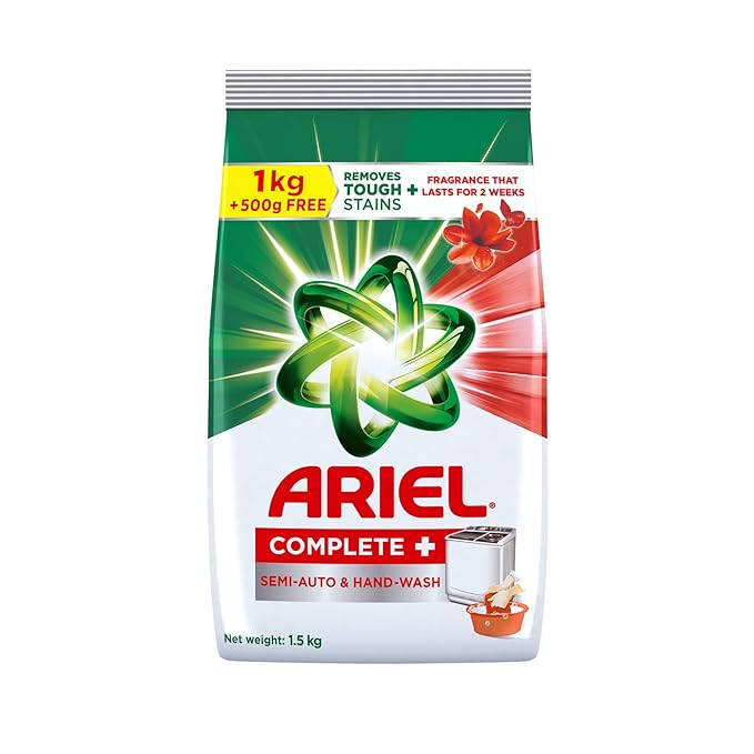 Ariel Complete + Semi Auto and Hand Wash Detergent Washing Powder