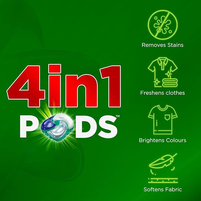 Ariel Matic 4in1 PODs Detergent Pack 32 ct -for Top & Front load washing machine only