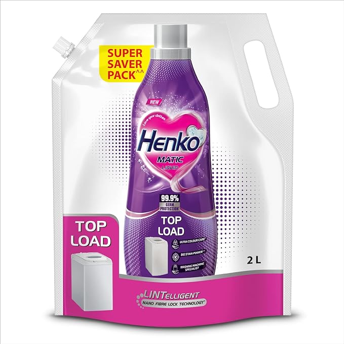 Henko Matic Top Load Liquid Detergent Refill Pouch