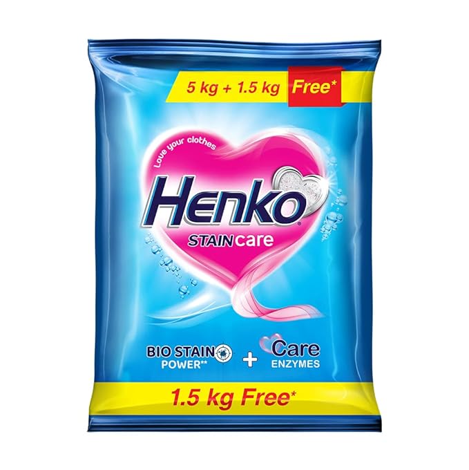 Henko Stain Care Detergent Powder For Hand Wash & Top Load Machine