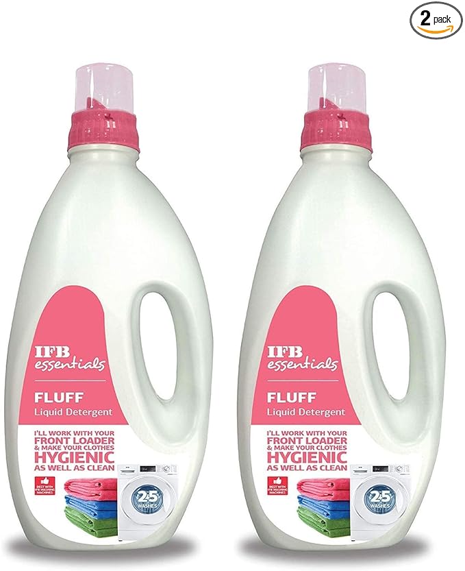 IFB Essentials Fluff Fabric Liquid Detergent (Pack of 2)
