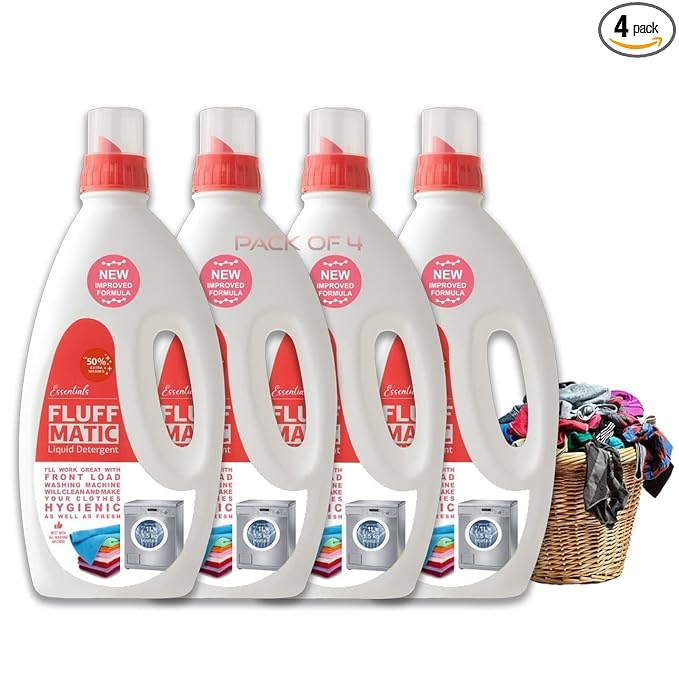 IFB Shc Sh Essentials Fluff Front Load Fabric Detergent Liquid (Pack of 4)
