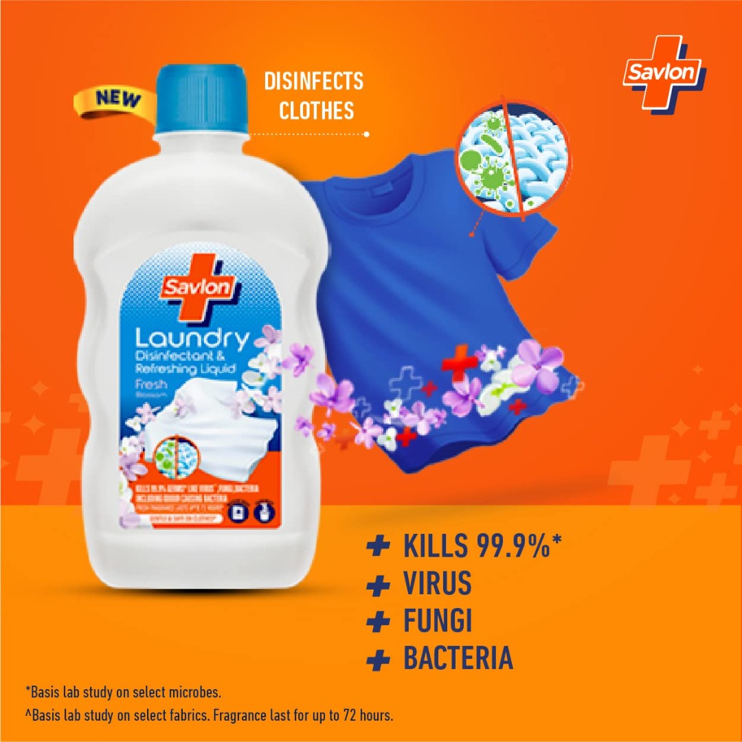 Savlon Laundry Disinfectant & Refreshing Liquid After Detergent Wash