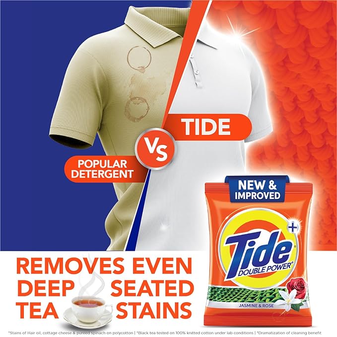 Tide Double Power Detergent Washing Powder Jasmine & Rose