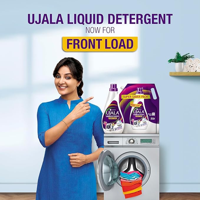 Ujala Front Load Liquid Detergent With Power of Instant Dirt Dissolution
