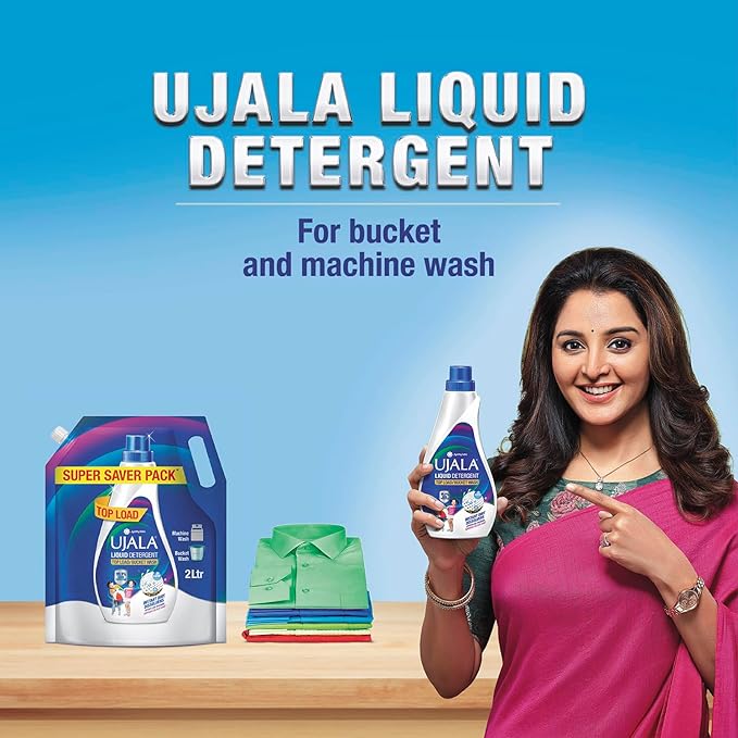 Ujala Liquid Detergent Refill For Bucket Wash & Top Load Washing Machine