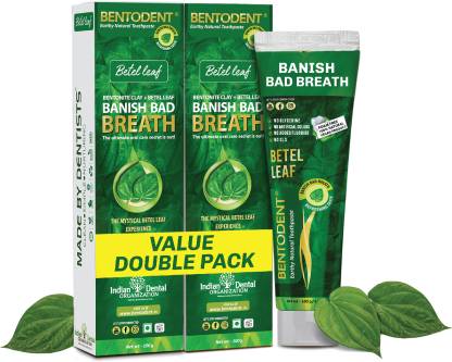 Bentodent Toothpaste Natural Toothpaste, Pack of 2