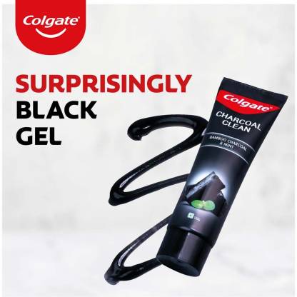 Colgate Charcoal Clean Black Gel Toothpaste, Pack of 2