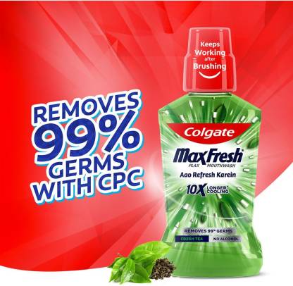 Colgate MaxFresh Plax Fresh Tea Mouthwash