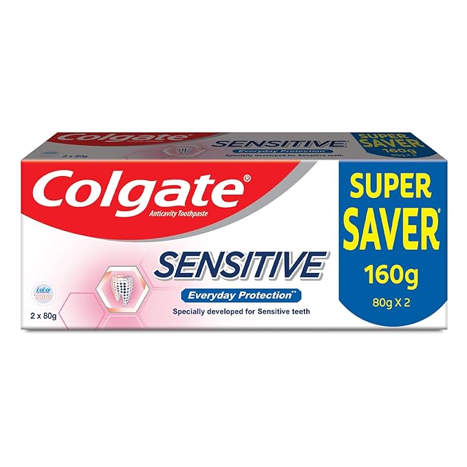 Colgate Sensitive Everyday Protection Toothpaste, Pack of 2