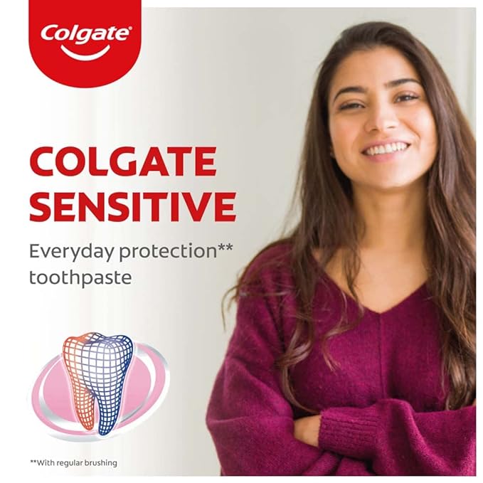 Colgate Sensitive Everyday Protection Toothpaste, Pack of 2
