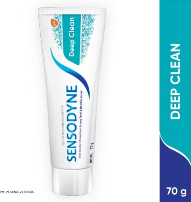 Sensodyne Deep Clean Toothpaste Sensitive tooth paste for advanced cleaning