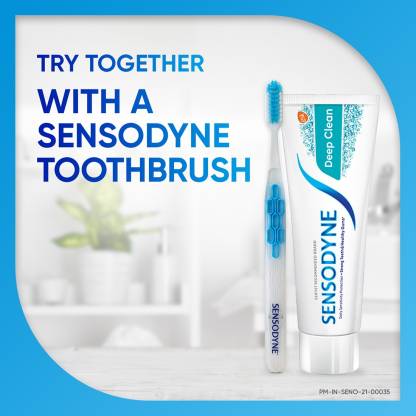 Sensodyne Deep Clean Toothpaste Sensitive tooth paste for advanced cleaning