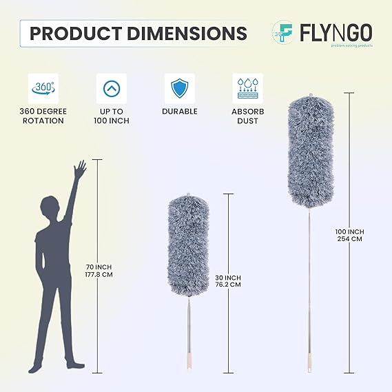 FLYNGO Microfiber Feather Duster