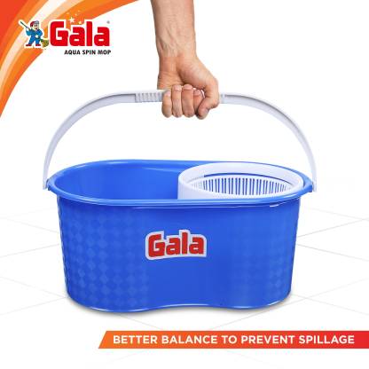 Gala Aqua Spin Mop for Floor Cleaning Mopping Set