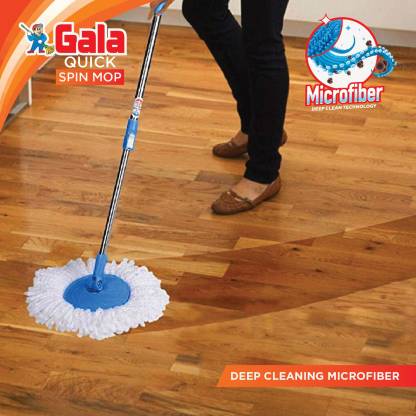 Gala Aqua Spin Mop for Floor Cleaning Mopping Set