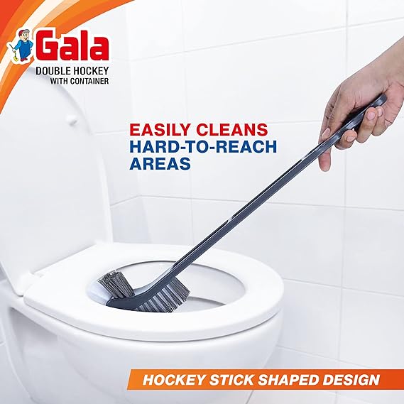 Gala Double Hockey Shape Toilet Cleaner Brush