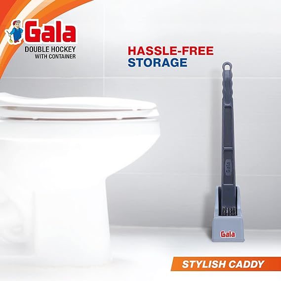 Gala Double Hockey Shape Toilet Cleaner Brush