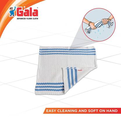 Gala Microfiber Advance Floor Cleaning Cloth Mop, Pack of 2