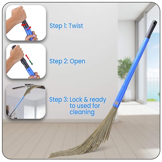 Gala No Dust Broom with Extendable broom stick