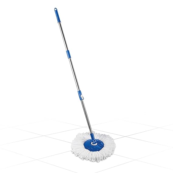 Gala Spin Mop Extendable Handle with Microfiber Refill