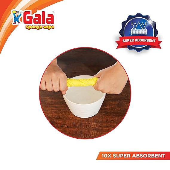 Gala Sponge Wipe for Kitchen, Pack of 5