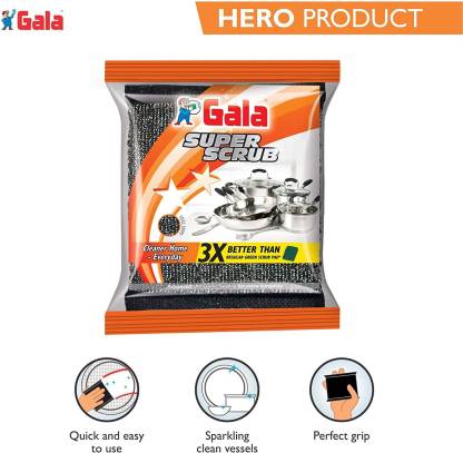 Gala Super Scrub Set, Pack of 6