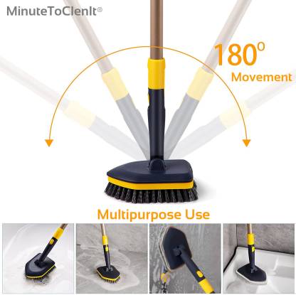 MinuteToCleanIt Floor Bathroom Cleaning Brush