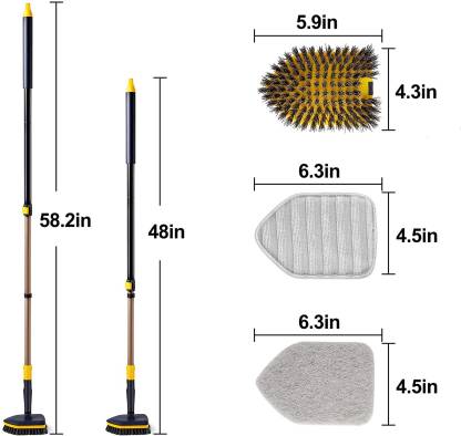 MinuteToCleanIt Floor Bathroom Cleaning Brush